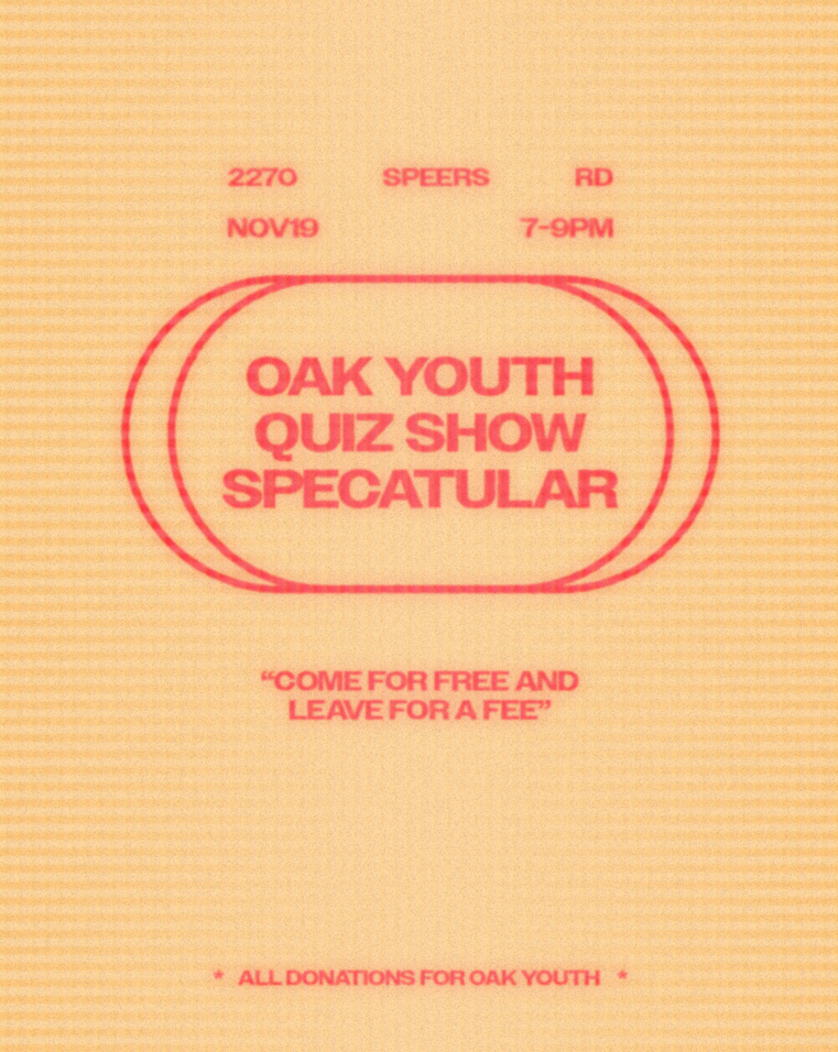 Oak Youth Quiz Night Spectacular - Website